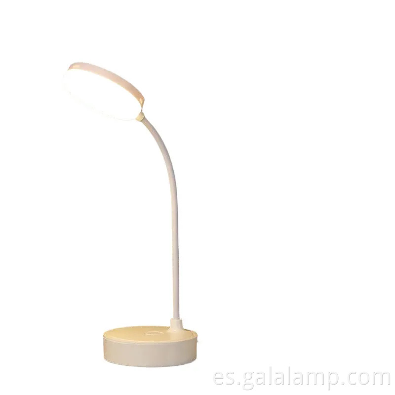 Lámpara de mesa LED de batería de 3*AA de eficiencia energética para estudio y lectura